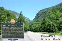 Smuggler's Notch, VT - Notch with sign